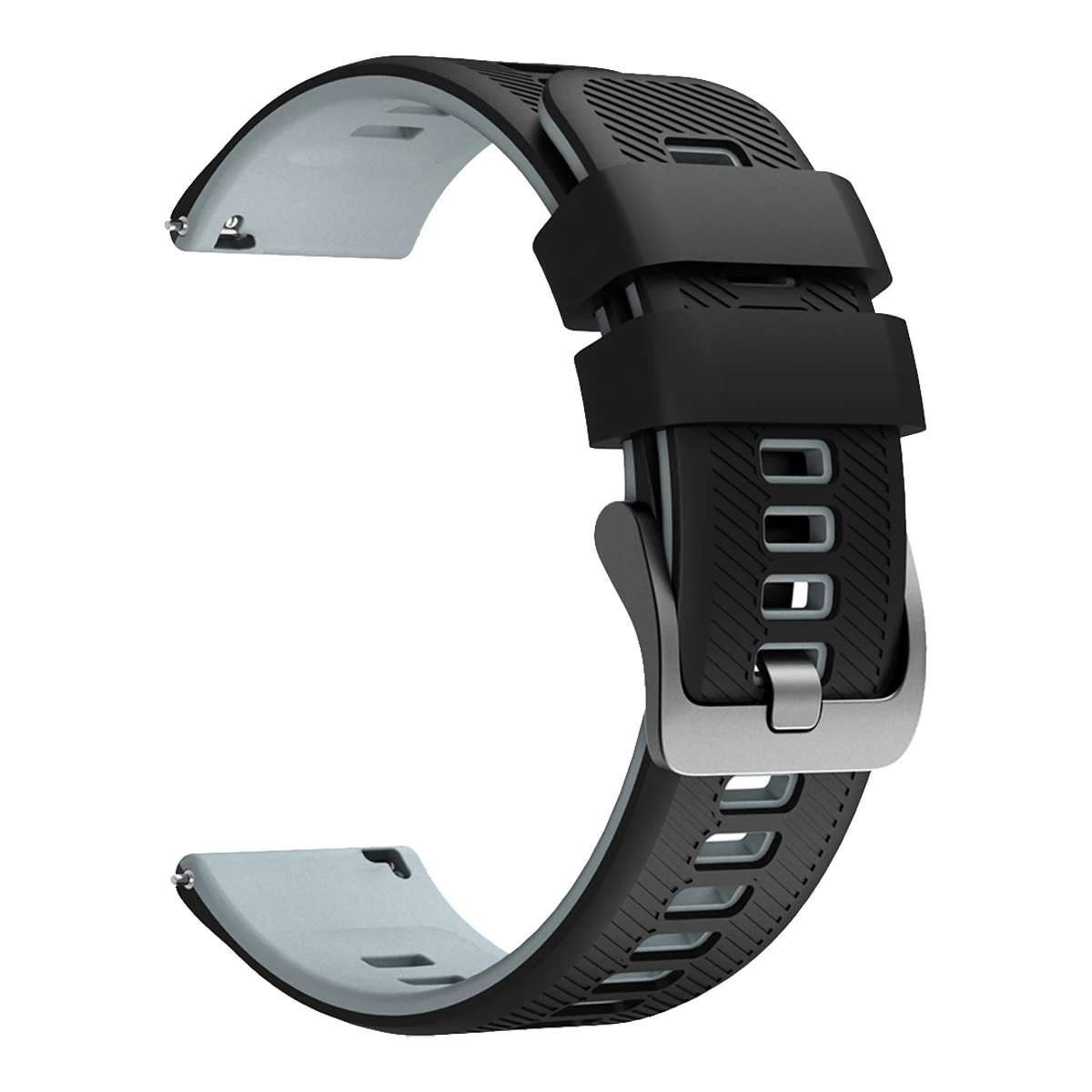 22mm Silicone Sports Watch Strap Replacement Bracelet - Universal Fit