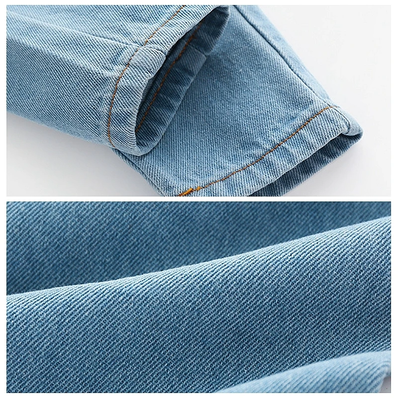 XUANMU Boys Jeans Spring Autumn New Fashion Baby all-match Foreign Style Long Pants Children's Casual Pants Trend XB082_voghion.com