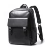 New Genuine Leather Backpack, Men's Large-Capacity Top-Layer Cowhide Wheeled Travel Backpack 5