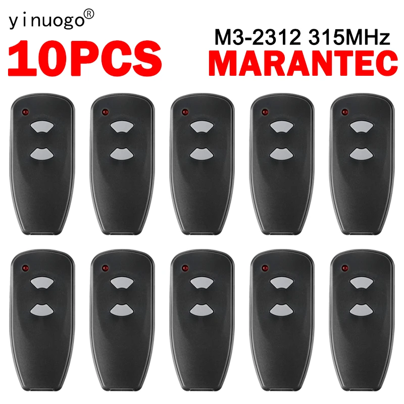 

10PCS MARANTEC M3-2312 Garage Remote Control Door Opener 315MHz Clone MARANTEC Electric Gate Garage Door Openers Transmitter