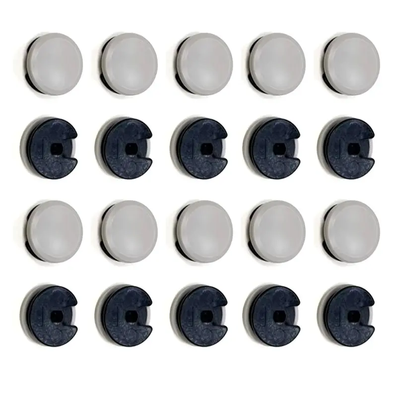 A37T-20Pcs 3DS 교체용 조이스틱 버튼 캡 콘솔 컨트롤러용 3D 아날로그 스틱 엄지 패드 커버