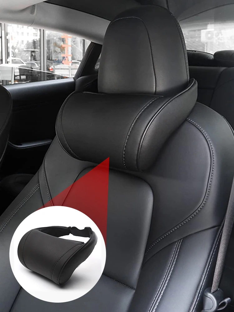 Car seat neck pillow headrest support cushion
