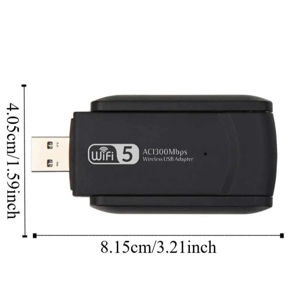 듀얼 밴드 WiFi USB 어댑터 2.4G/5Ghz USB3.0 인터페이스 1300Mbps WiFi 동글 강력한 수신기 무선 네트워크 카드