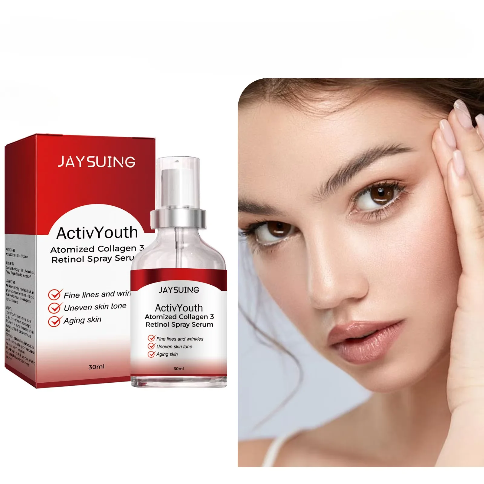 Retinol Essence Collagen Reduces Fine Lines Anti-aging Spray Moisturizes Firm Lifts Tightens Skin Brightens Face Serum Skin Care 5