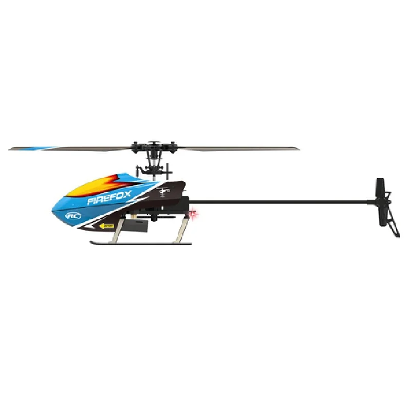 The new C129 four-way single propeller non-aileron fixed-height version helicopter remote-controlled aircraft aviation model 4