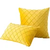 Velvet Throw Pillow Sofa Decorative Cozy Pillowcases Solid Color Home Cushion Cover For Home Bedroom 30x50cm 45x45cm 50x50cm 1