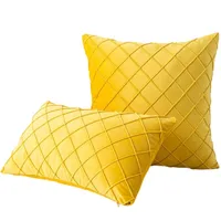 Velvet Throw Pillow Sofa Decorative Cozy Pillowcases Solid Color Home Cushion Cover For Home Bedroom 30x50cm 45x45cm 50x50cm 1
