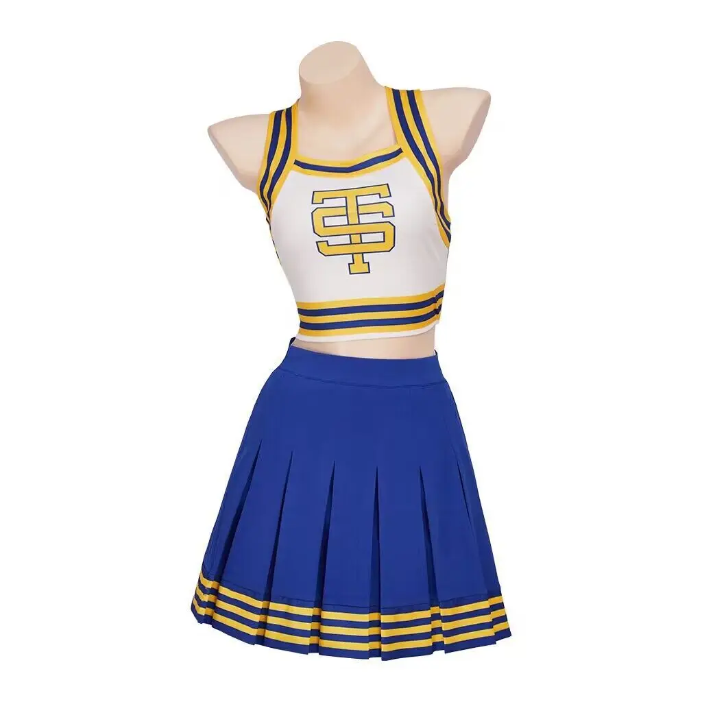 Taylor Cosplay Costume Shake It Off Cheerleader Uniforme Swift High School Cheerleading Crop Top Con Gonna Halloween Outfit