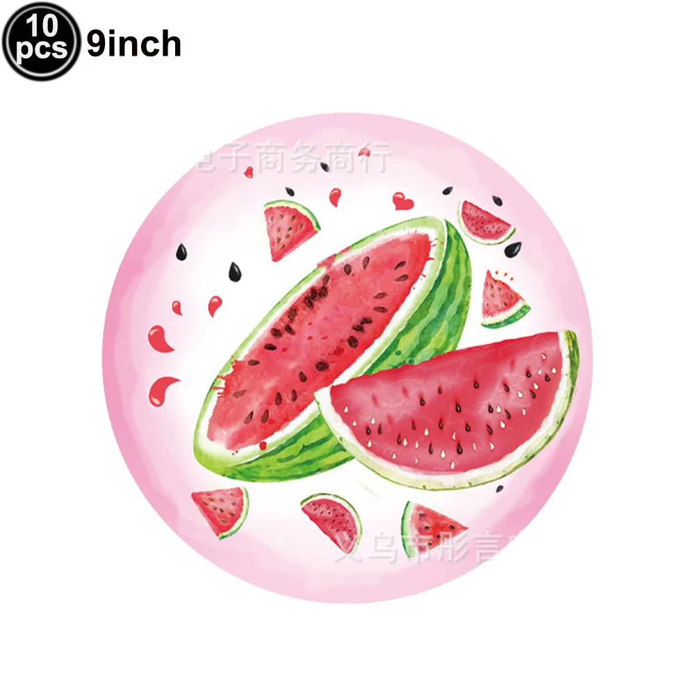 Watermelon Party Tableware Disposable Napkins Paper Plates Cups Summer Girls 1st Birthday Baby Shower Supplies,birthday tableware set,birthday party supplies,party supplies,disposable napkins