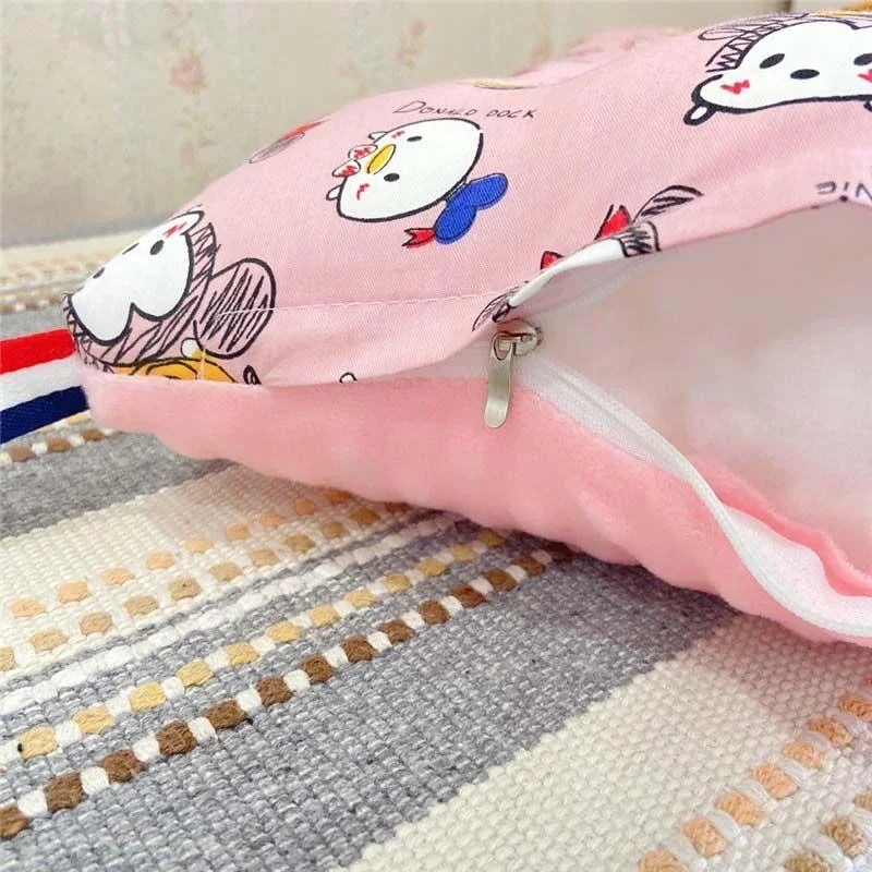 0-10 years old boy cotton bean velvet pillow core, baby comfort pillow, 30*50CM, cute cartoon printing, soft fabric 5