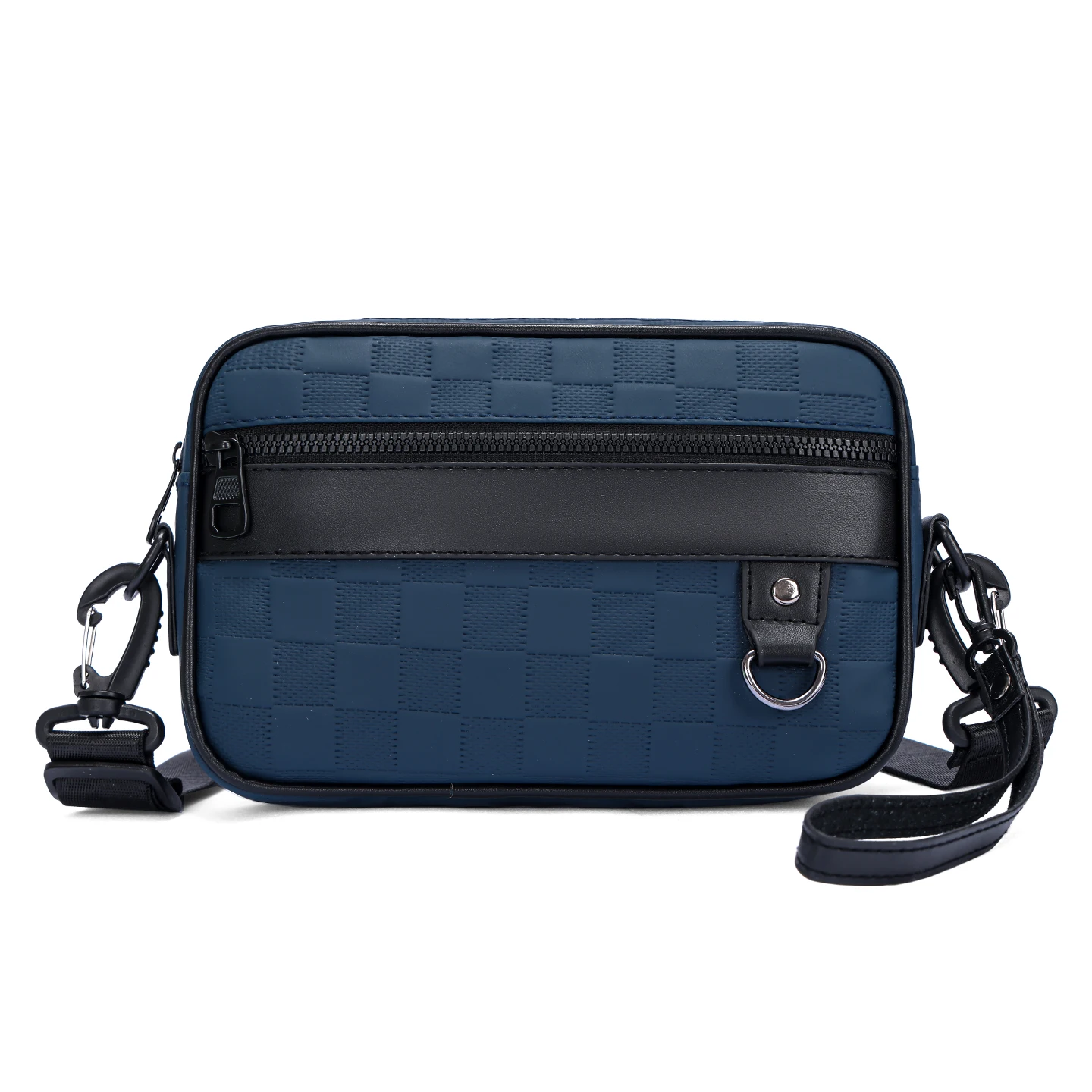 Men's PU Leather Soft Crossbody Bag with Adjustable Strap for Multi-Functional Daily Use
