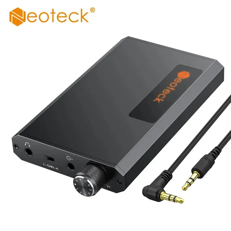 headphone amplifier Neoteck HiFi Headphone Amplifier Bluetooth 5.0 Receiver Portable 3.5mm Audio Earphone Amp Components for Phones Computers