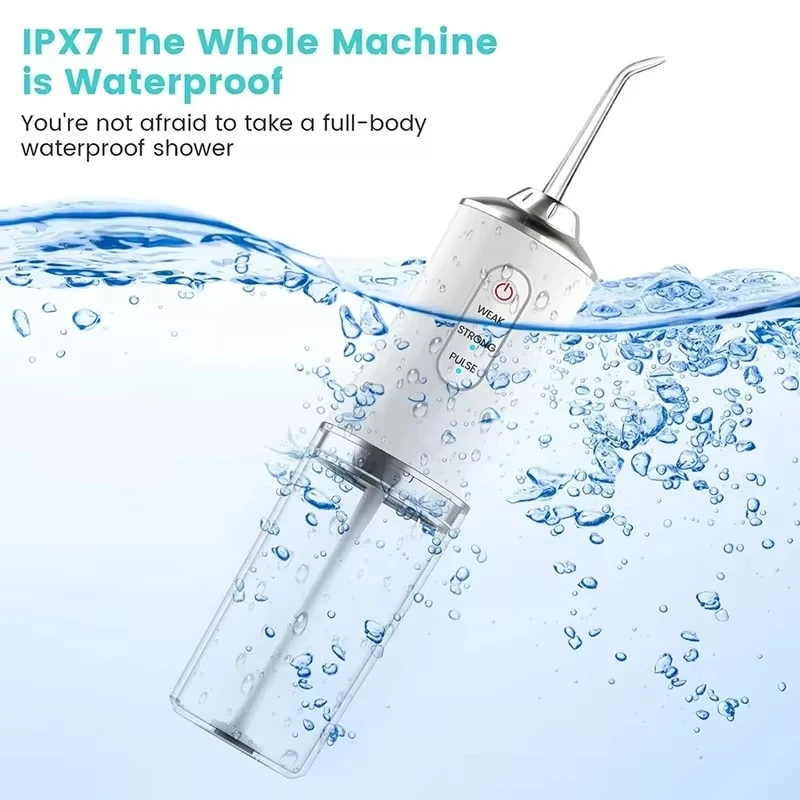Oral Irrigator Dental Water Flosser Water Dental Flosser Rechargeable Smart Cordless Portable Electric Teeth Cleaning Dental Oral Irrigator for Teeth