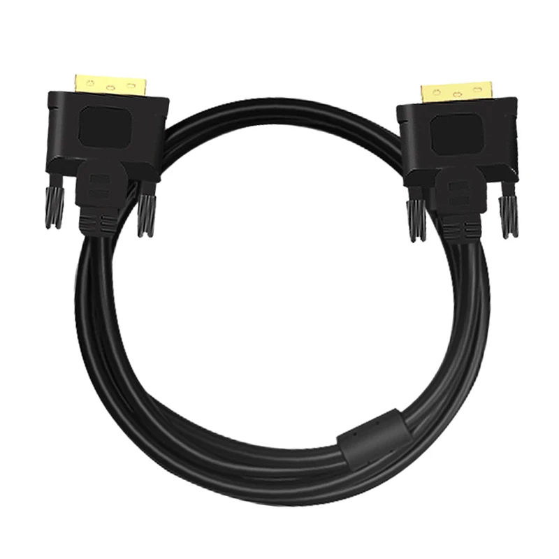 

BAJEAL DVI to DVI Cable DVI 24+1 Computer Monitor HD DVI-D Dual Magnetic Cable Compatible with DVI (24+5) Interface(1.5M)