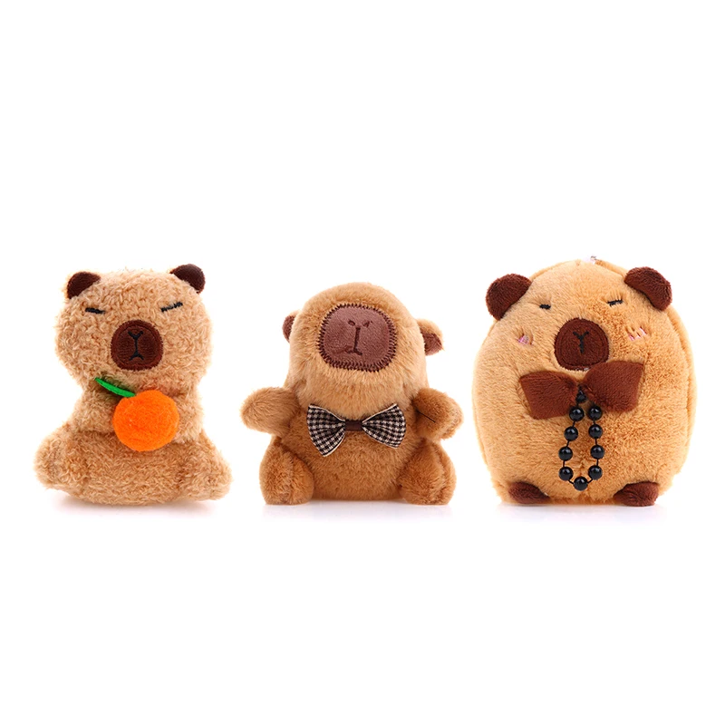 Capybara Plush Toy, Backpack Keychains Decor 9 Capybara Plush Toy, Backpack Keychains Decor