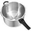 Deluxe 6-Quart Aluminum Pressure Cooker Cookware Fast  Stove Cooking Pressure- 6