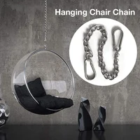 Hanging Chair Chain With 2 Carabiners, Heavy Duty Porch Swing Hammock Chain Kit,For Hammock Swings(99Cm) 2
