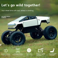 Alloy RC Car Pickup High Speed Shock Absorption 4WD Offroad Climbing Handle Car Boy Toy 1