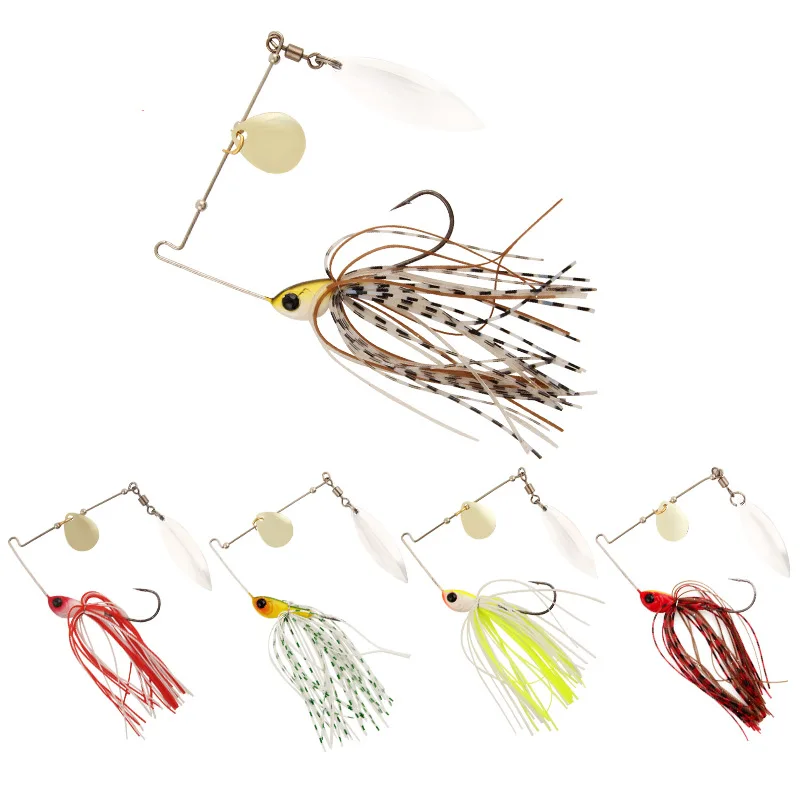 Metal Jig Spinner Baits Swimbait Salmon Fishing Lures Spinners