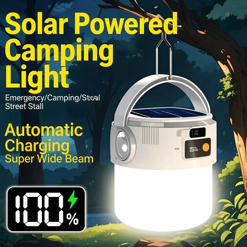 Solar Camping Lantern Flashlight 3