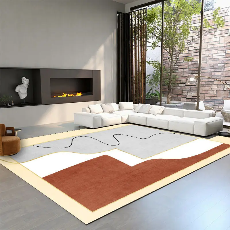 Nordic Style Living Room Sofa Large Area Covered with Carpet Bedroom Decor Porch Floor Mat Home Textile Decoration Soft Doormat