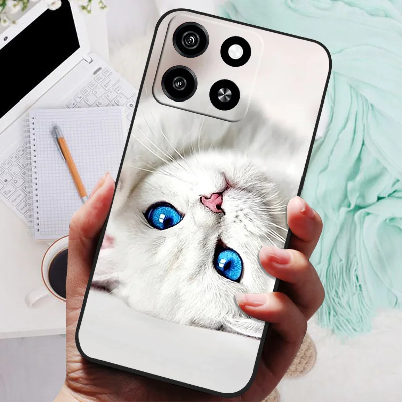 Lion Wolf Printed Shockproof Bumper Soft TPU Silicone Phone Case Cover