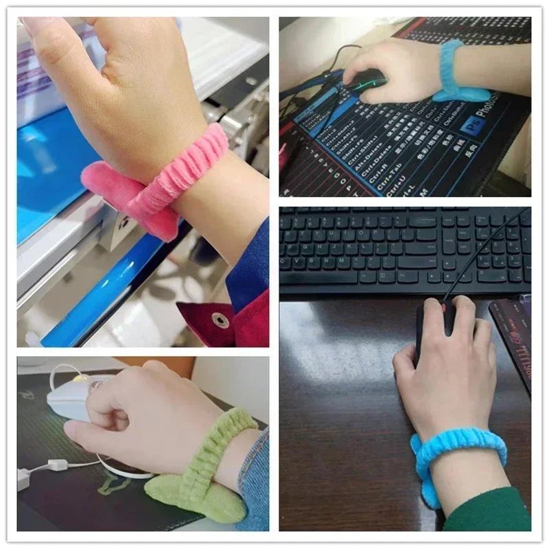 Kawaii Soft Wrist Rest Support Cushion Desk Keyboard Wrist Pad Hand Pillow Computer Mouse Pads for Typing Home Office wrist rest cushion
