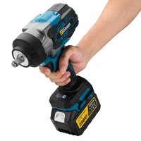 Clé à chocs électrique sans fil Gisam 2800N.M, 1/2 pouce, outil électrique pour visseuse, compatible avec batterie Makita 18V 6