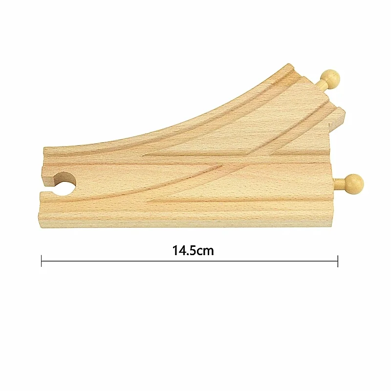 Beech Wooden Train Track Orbital Conversion Set - Educational Railway Toy