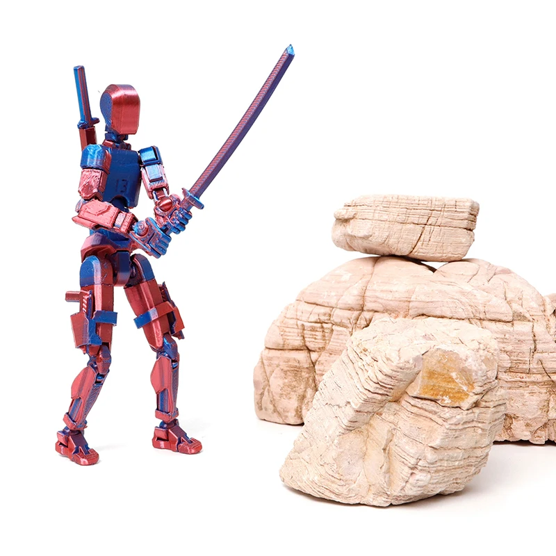 

Робот-фигурка на удачу, 13 моделей, подвижная 3D-печать, модель поколения, титановая кукла, экшн-Фигурка «сделай сам», инструмент для декомпрессии, игрушка в подарок