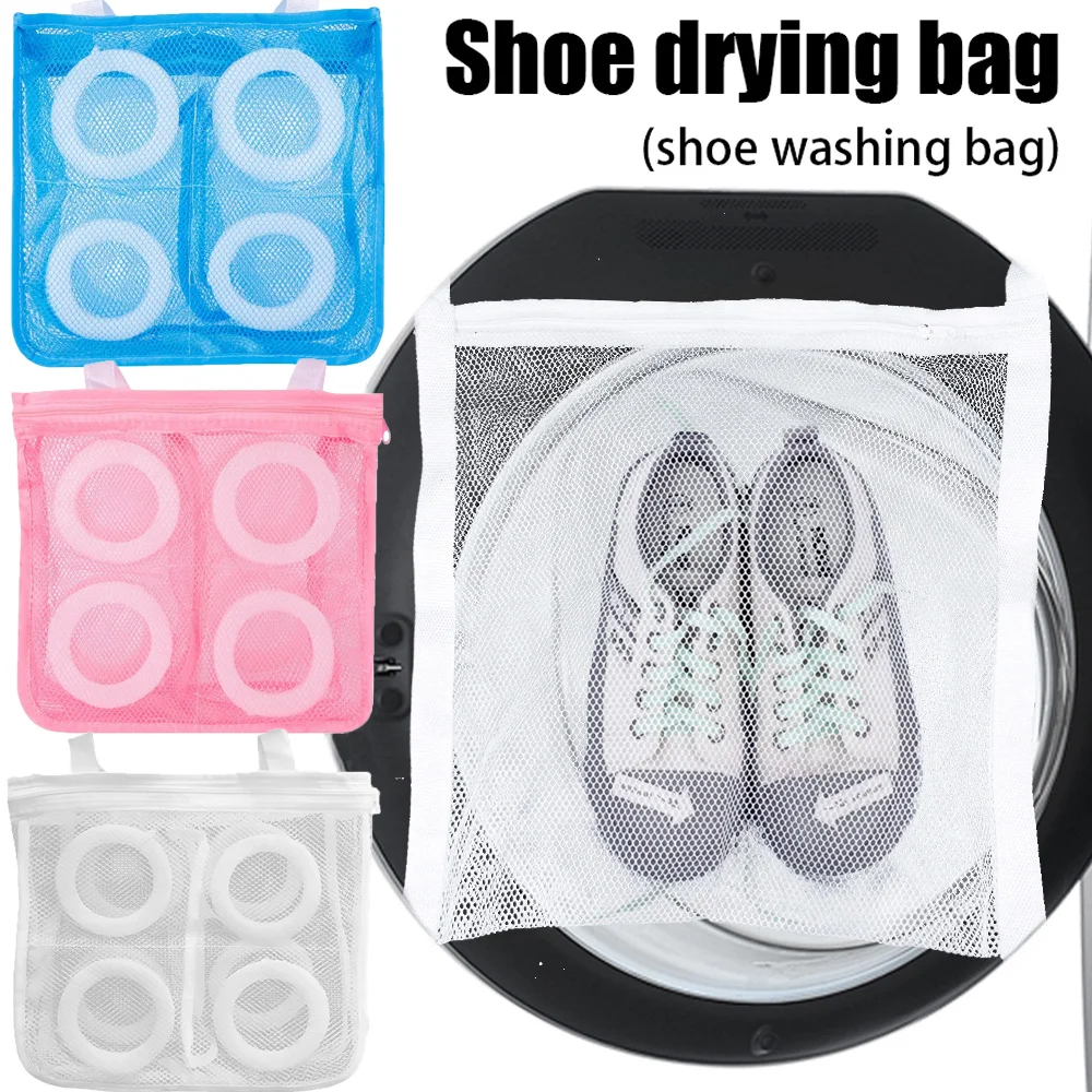 

Washing Machine Shoes Bag Anti-deformation Shoes Airing Dry Tool Portable Laundry Bra Underwear Mesh Bag Travel Shoe Storage Bag