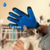 TPR Material Pet Grooming Gloves Hair Removal Mitt For Dogs Cats Bath Brush Massage Shedding Control Waterproof 5