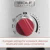 Gourmet Pro-Performance Blender, 64 oz Jar, 4 program settings, 12.5 AMPS, Blends Food, Shakes and Smoothies, Red Knob, Sta 3