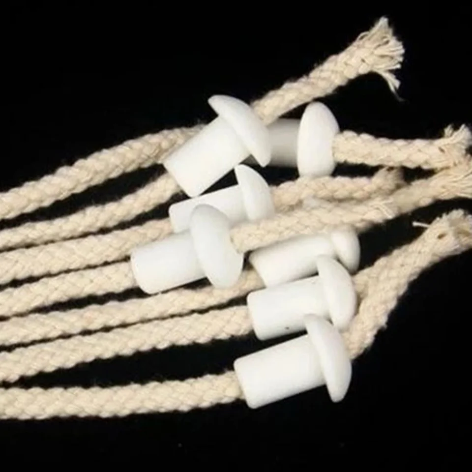 7 Pezzi Stoppini Con Supporto In Ceramica - Per Lampade A Olio E Candele - Foto 11