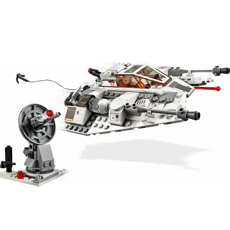 Hot Toys 75259 309PCS Air Combat Aircraft Ship Space War Snowspeeder Action Assemble Building Blocks Toys Bricks Birthday Gifts building block toys