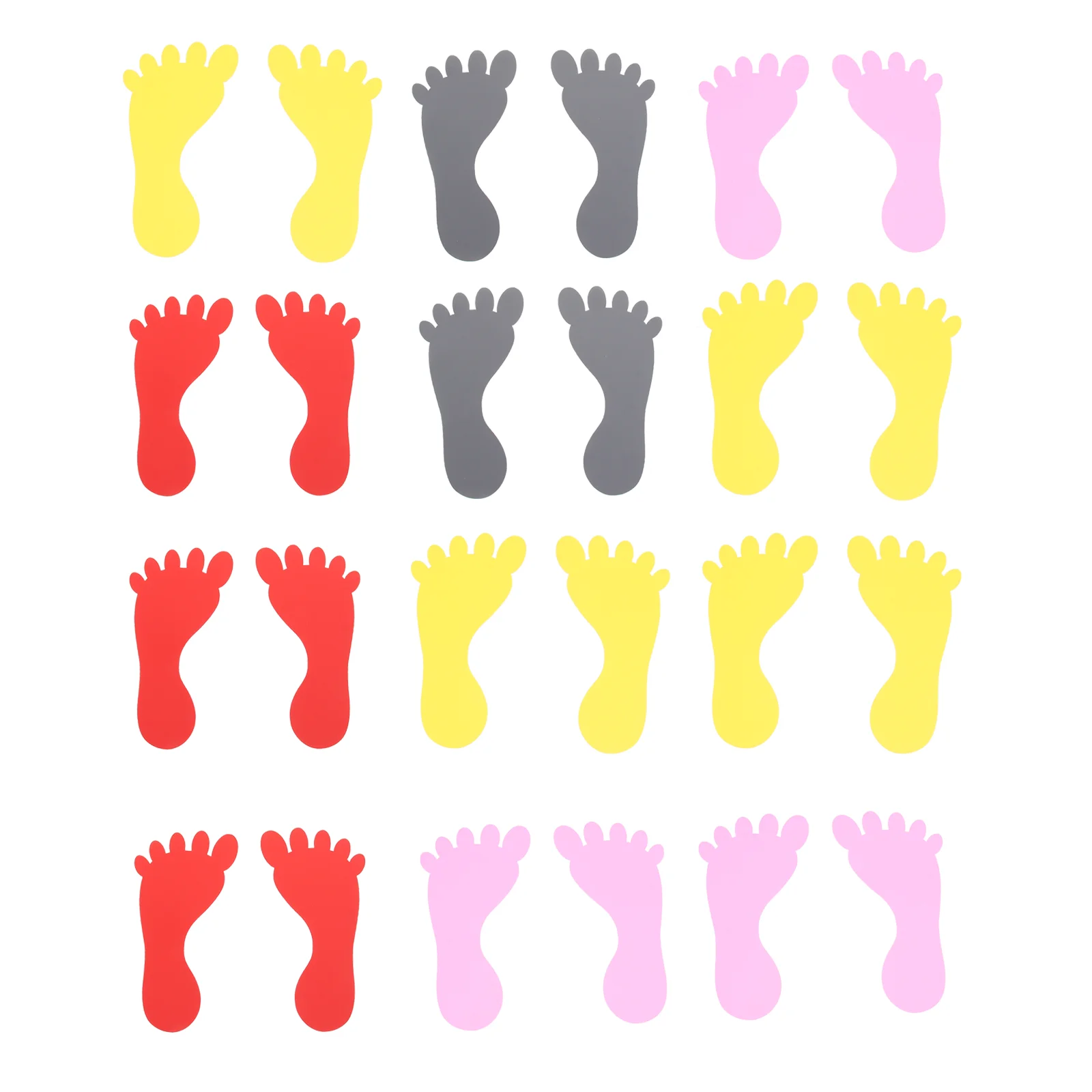 

Tomaibaby Room Decor Nursery Decals 27 Pairs Kindergarten Footprints Stickers Foot Floor Stickers Wear Resistant Floor