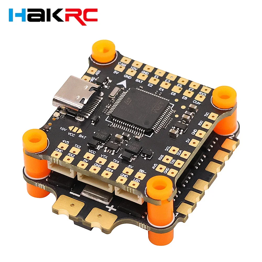 HAKRCF722V2F7FlightControllerDualBECW45506065A4in1ESC