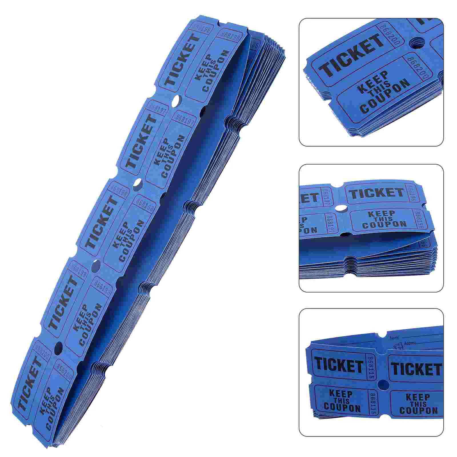 

100 Pcs Lottery Draw Tickets for Concert Game Raffle Party Supply Wedding Paper