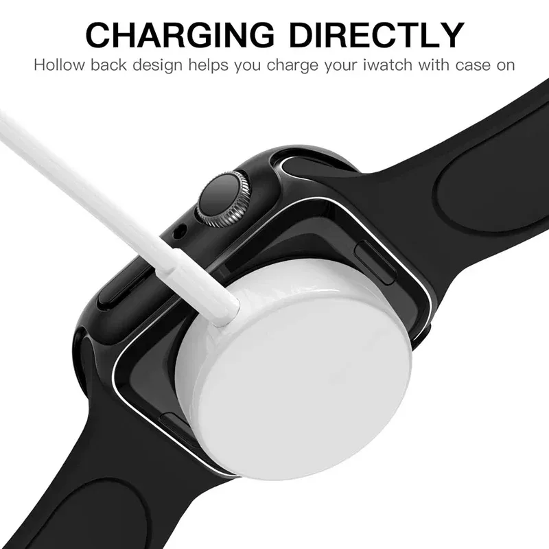Durable PC Bumper Case for Apple Watch - Protective Cover in Sleek Design