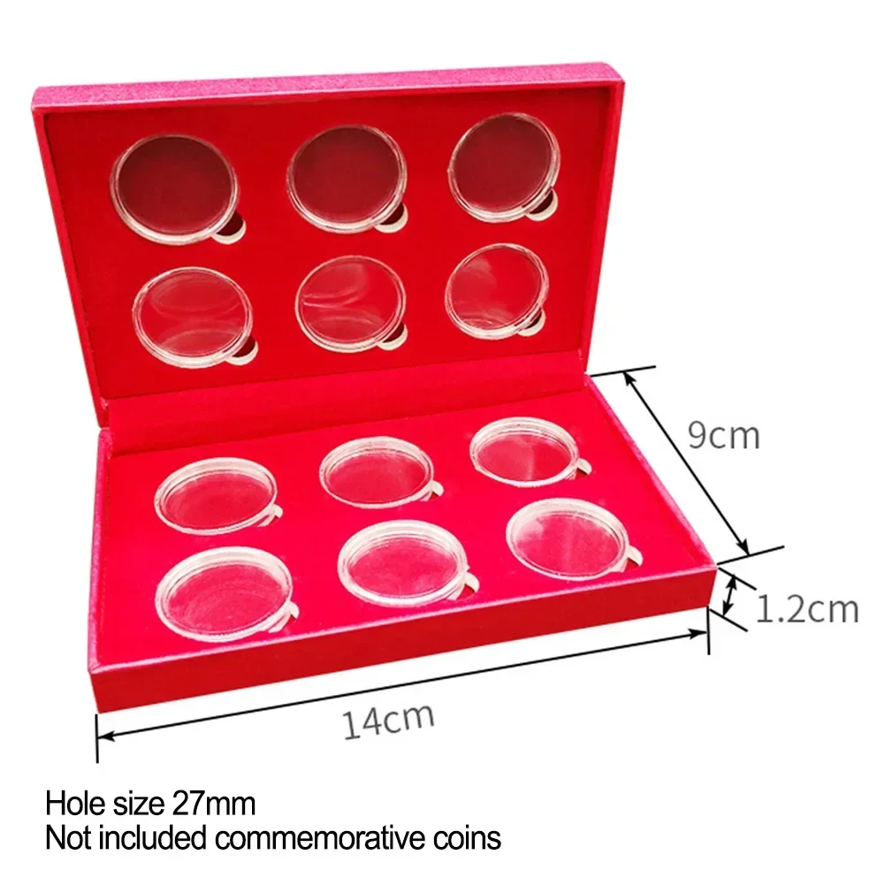 Storage Boxes Coin Storage Box Coin Case Commemorative High Compactness High Transparency Quality coin bank coin holder