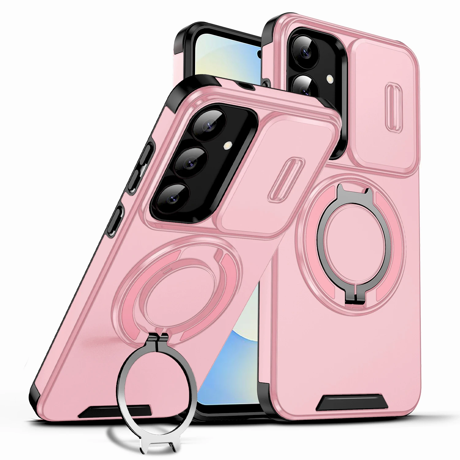 Slide Cap Cover Case with Stand Functionality