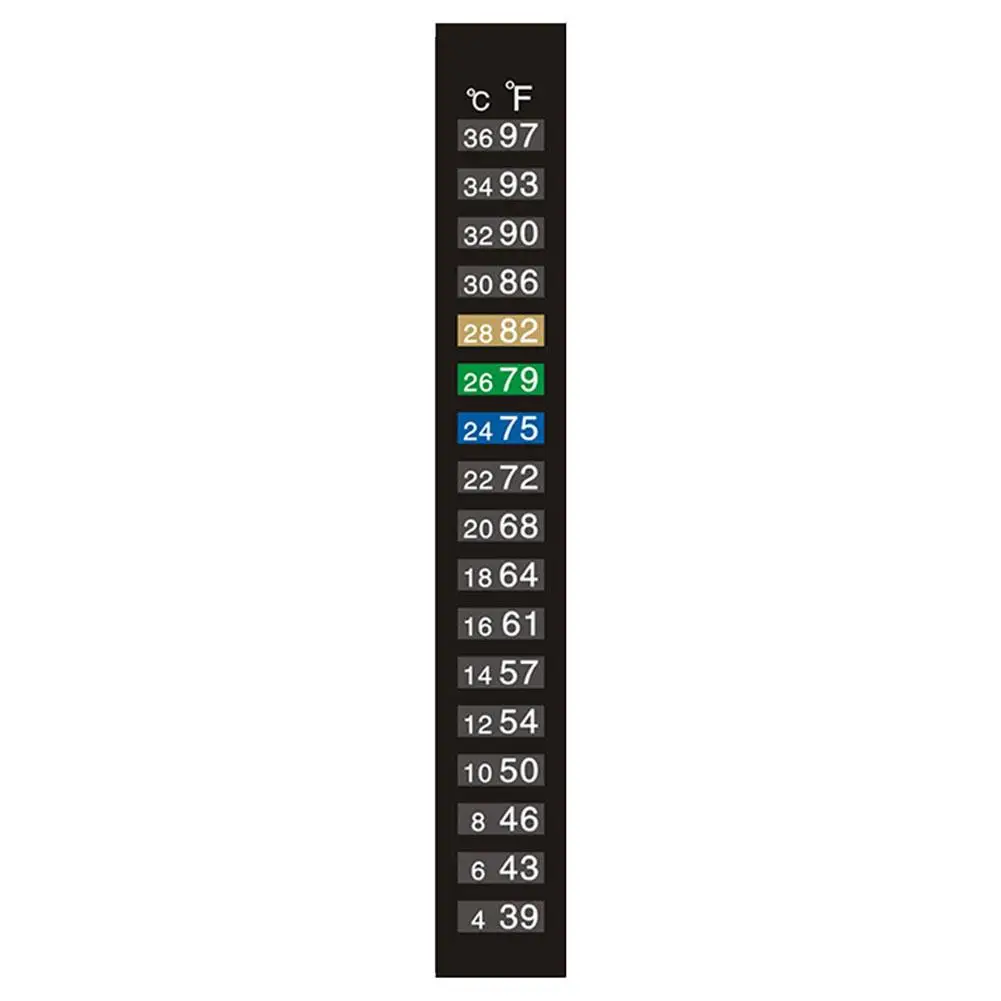 Aquarium Thermometer Digital Fish Tank Temperature Accessories Temperature Tank Sticker Measurement Fish Aquarium Control I8V4