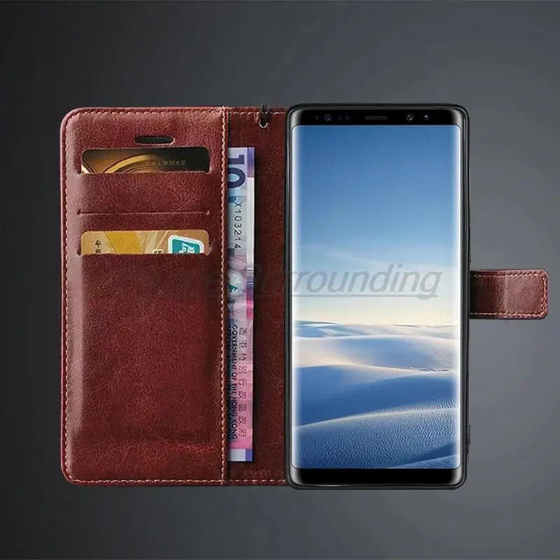 Note8 럭셔리 지갑 케이스 삼성 갤럭시 노트 8 N950F N9500 ??케이스 플립 가죽 커버 카드 홀더 홀스터 쉘 Fundas Coque
