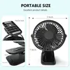 Xiaomi New USB Handheld Clip Fan Portable Rechargeable Fan High Quality Student Wireless Electric Fan Small Cooling Ventilador 5
