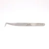 FUNMIX  Stainless Steel Tweezers  False Eyelash Extension Tweezers Anti-static Eyebrow Lash Tweezers Watchmaker Tools 6