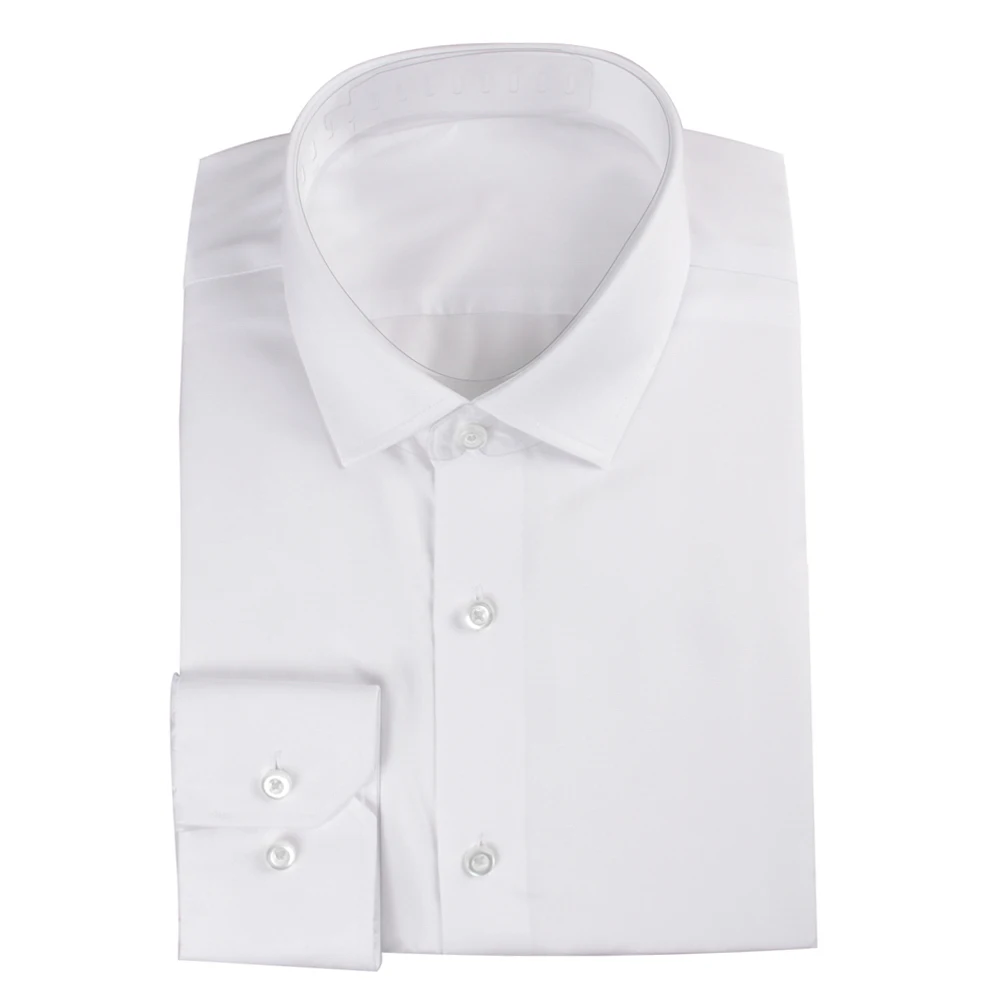 Luxury Men White Dress Shirt 80s 2-ply Cotton Wrinkle Free Tailor Made Dress Shirts Custom Made Long Sleeve Man Dress Shirt Male