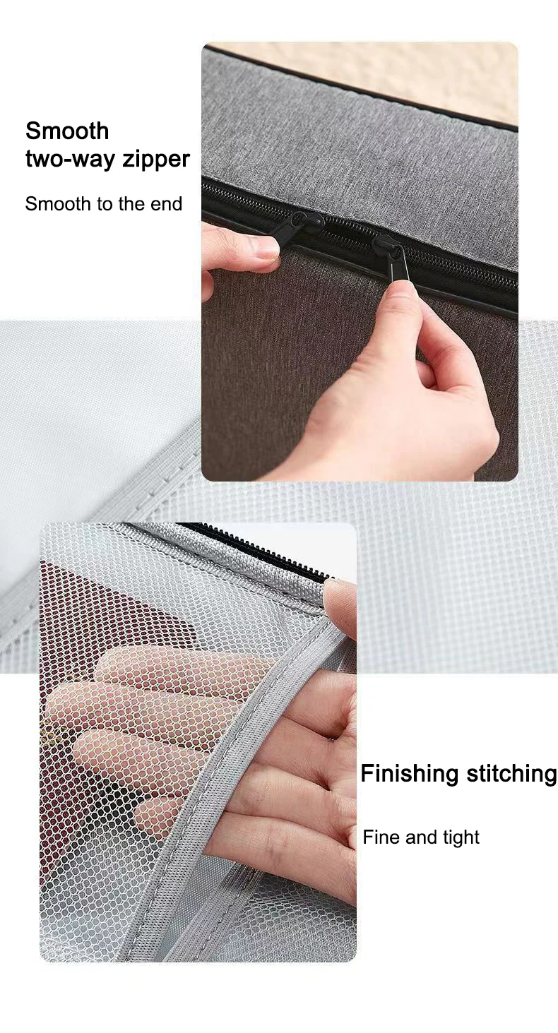 Document Organizer Briefcase 3-Layer Folder Holder Men's Women's Bag Cover Purse Passport Home Safe Functional File Storage Case