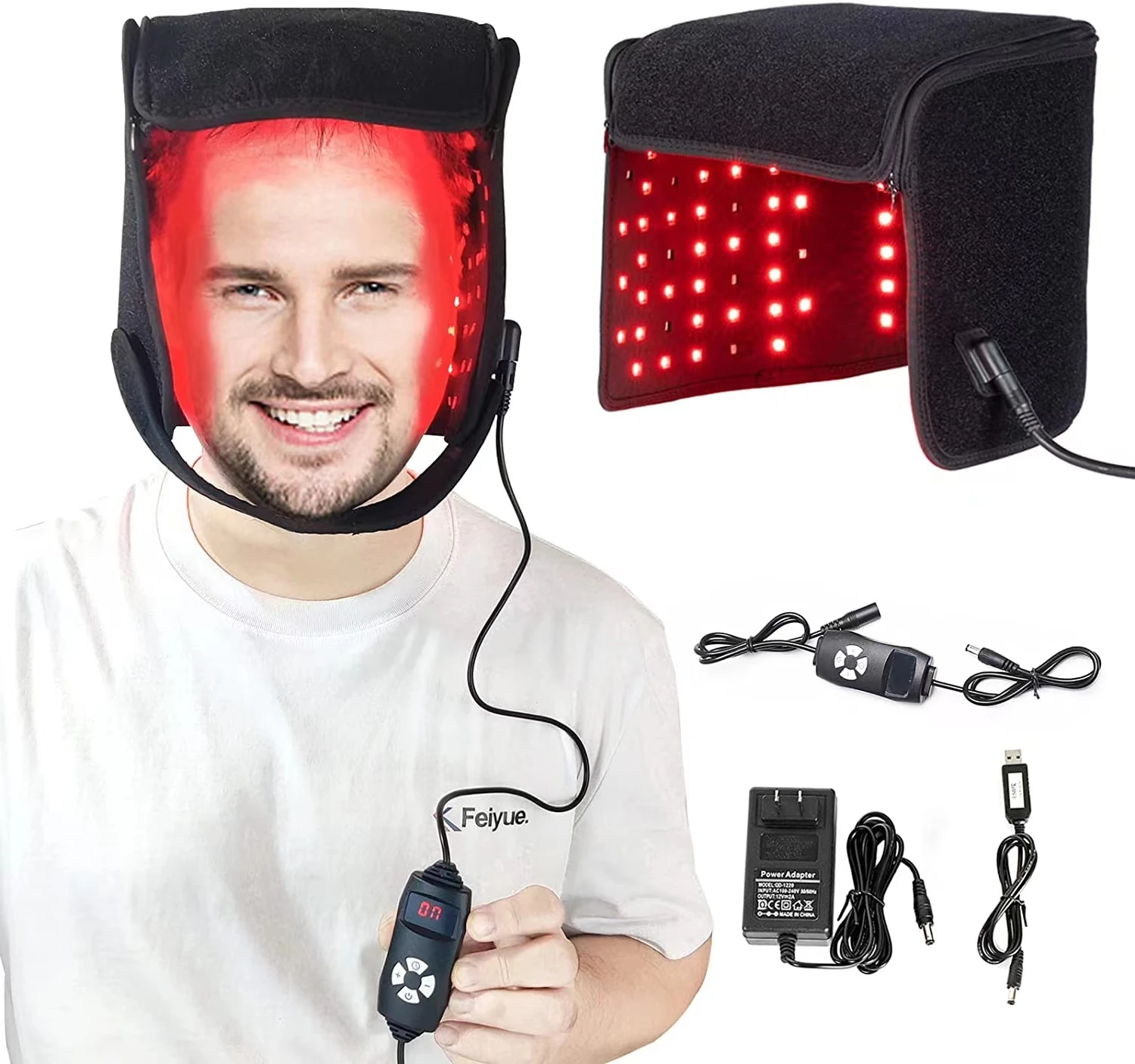 Red Light Hats for Hair Regrowth, Infrared light therapy Treatment for