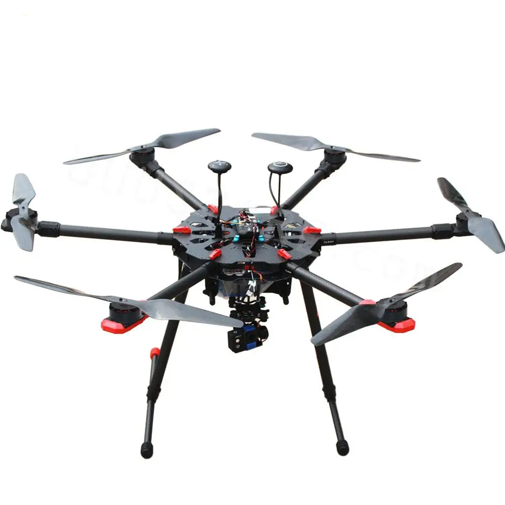 Ready to fly RTF 6 axis Tarot X6 Folding Retractable Pro 2.4G 10CH 960mm PIX PX4 M8N GPS DIY RC Hexacopter Drone 5