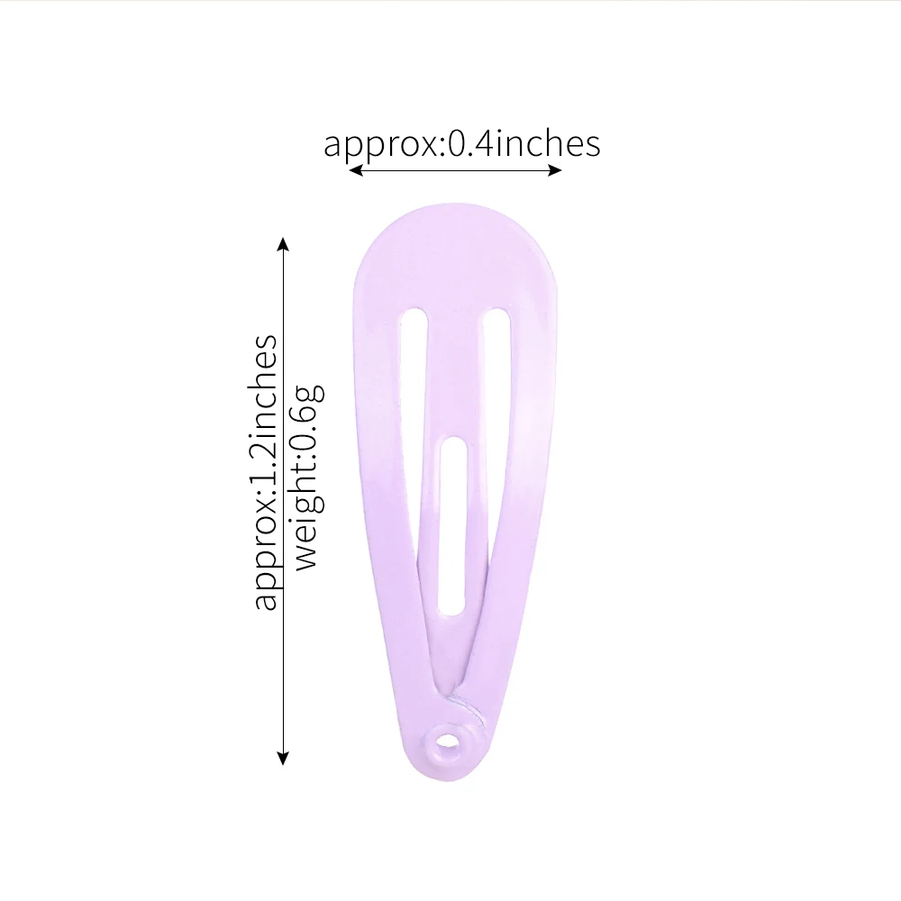 Hair Clips Hair Accessories 30Pcs/bag Girls Cute Mini Colorful Waterdrop Shape Hairpin Sweet Hair Clips Barrettes Slid Clip